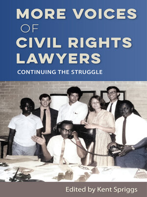 cover image of More Voices of Civil Rights Lawyers